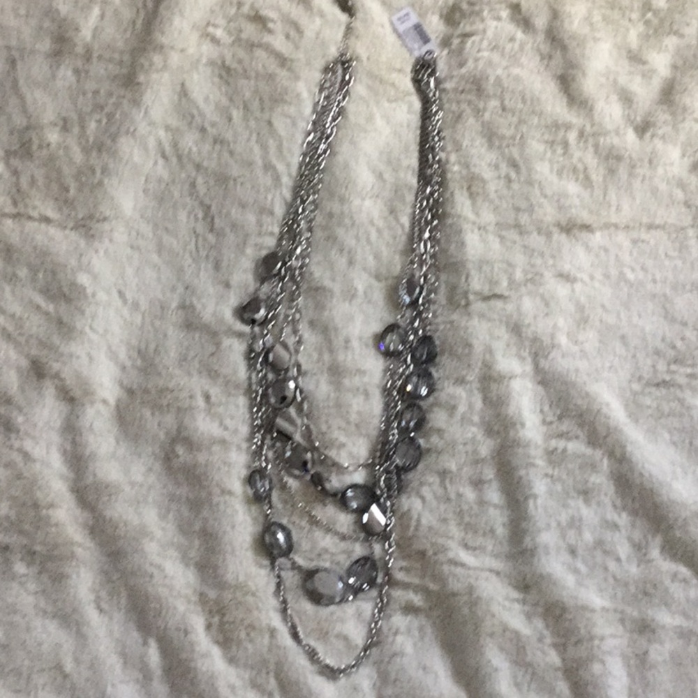 WhiteHouse blackmarket 4 strand statement necklace